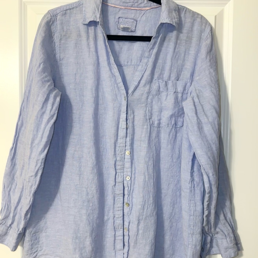 Light Blue Linen Shirt